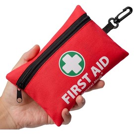 Mini First Aid Kit with 110 Essential Supplies for Home and Travel