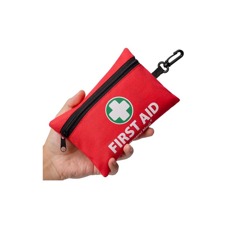 Mini First Aid Kit with 110 Essential Supplies for Home