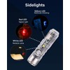 RovyVon Aurora A8 G4 Keychain Flashlights USB C Rechargeable, 650