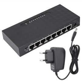 8 Ports 10/100/1000Mbps Gigabit Ethernet Switches RJ45 Smart Network Switch