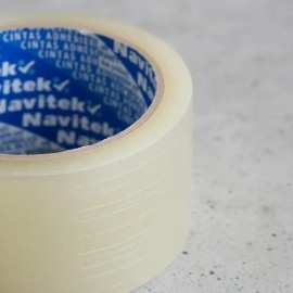 1 Cinta Adhesiva De Empaque Transparente 48mm X 50m                                                                                                   
