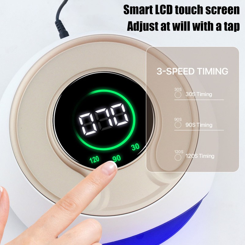 120W UV Gel Nail Lamp with 3 Timer Setting 42