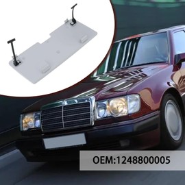 SG Store 1 x Front Bumper Tow Hook Cover Tow Hook Trailer Cover Replacement Part 1248800005 Compatible with Benz E Class W124 1984-1996 Grey