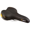 VELO VL-6220 Plush Saddle, Equipped with Grip Bar, Black