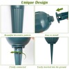 Zhaoyao 8Pcs Cemetery Vases for Grave, 4 Large and 4