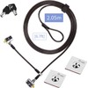 I3C Laptop Lock, Combination Security Lock Cable with Keys and