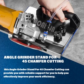 45 degree tile chamfering tool, Angle Grinder Stand For Tile 45° Chamfer Cutting, 100-Type Universal 45 Degree Tile Chamfering Stand Type Angle Grinder