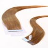 hair2heart Tape-In Real Hair Extensions, 60 cm, 2.5 g Strands,