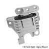 Engine Motor and Transmission Mount Bracket Kit Fits for 2015-2017