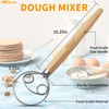 ALLTOP Danish Dough Whisk - Ultimate Dutch Mixer Hand Utensil
