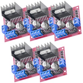 AZDelivery 5 x Dual H Bridge DC Stepper Motor Driver Controller Board Module AZ-L298N for Arduino Smart Car Robot Logical Voltage 5V