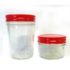 Nakpunar 12 pcs Red Mason Jar Lids with Plastisol Liner