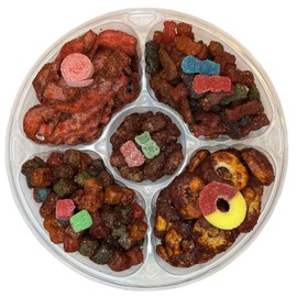 CHILI SOUR Mix Gummy Gift Tray, Spicy Sweet & Sour Assortment Holiday Box 2 Lb