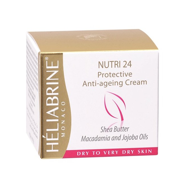 Heliabrine Nuntri 24 Cream With Shea Butter, Macadamia and JoJoba Oils, For Dry to Very Dry Skin, 50 ml