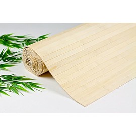 FOREVER BAMBOO Wainscoting Wall Panel for Interior Decoration Bamboo Wall Panel Natural Finish 48 in H x 96 in L