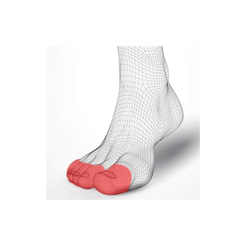 Blis-Toes - Reusable Toe Comfort Sleeves - 2 Large +