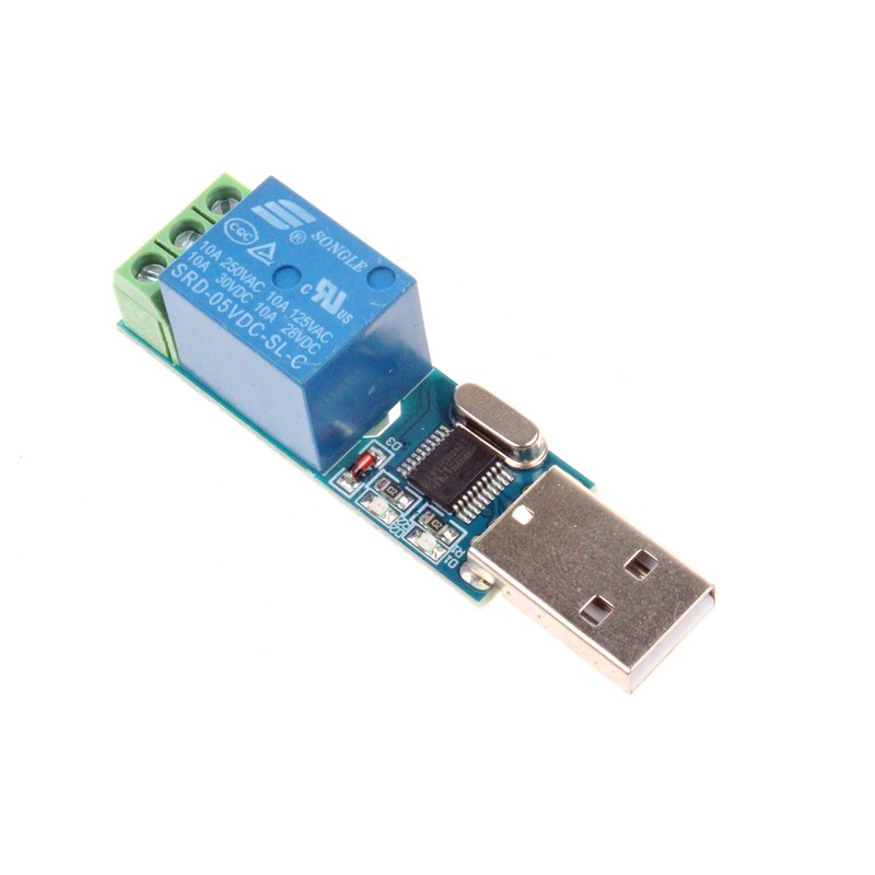 NOYITO 1-Channel USB Relay Module USB Intelligent Control Switch USB
