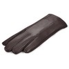 MGGMOKAY Men's Real Leather Gloves with Warm Cashmere Lining, brown