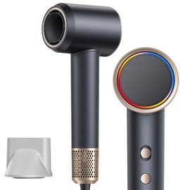 Aidisy Föhn, Ionen Föhn 200 Million, Ionen Haartrockner Schnelltrocknend 110.000 U/min, Fön Klein für Reisen, Zuhause, Salon Haarfön 3 Temperaturen und 2 Geschwindigkeiten mit Konzentrator