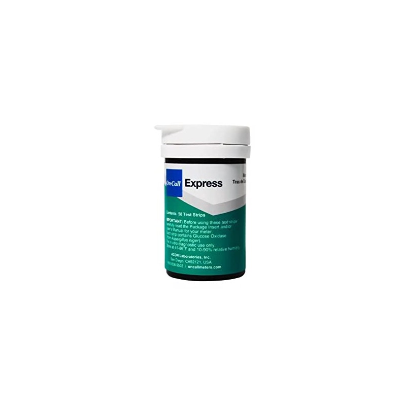 Tiras Reactivas para Glucometro On Call Express - Caja con