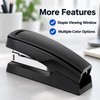 Heavy Duty Labor-Saving Long Stapler for 24/6 Staples, Large Manual