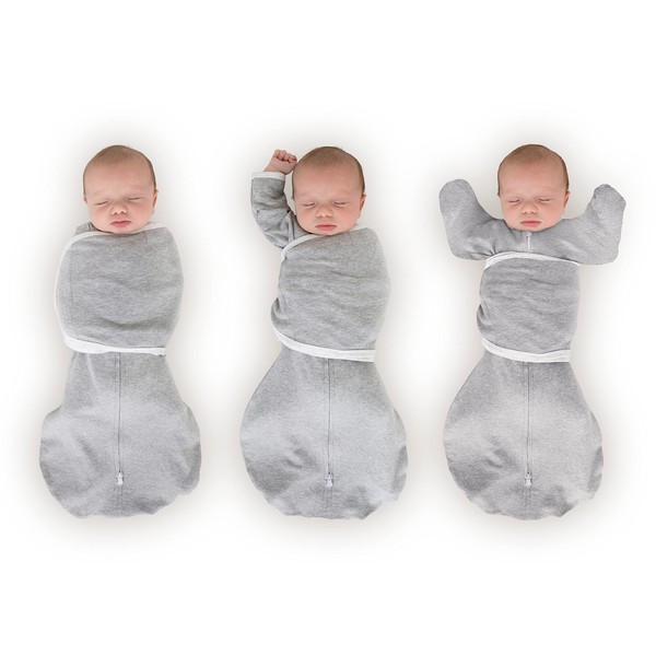 SwaddleDesigns 6-Way Omni Swaddle Sack Arms Up Swaddle for Newborn,