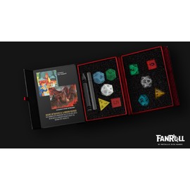 FanRoll D&D Dice Set 50th Wedding Anniversary Then Now Commemorative Set with Modern and Retro DND Dice Sets