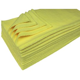 Detailer's Preference Premium Cleaning Edgeless Microfiber Towels 350gsm 16 x 16 Inches 12 Pack