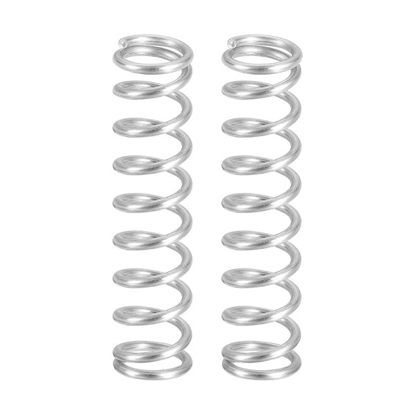 uxcell 2 Pcs Compression Spring 0.06 inch (1.6 mm) Wire