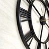 Evursua 24 inch Thicken & Heavy Large Metal Wall Clocks