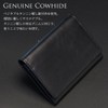 HAKATA NO MORI LEATHER Business Name Card Holder, Large Capacity,