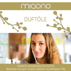 Fragrance Oils by miaono - Wonderful World of Fragrances - Aroma Oils for Heavenly Room Fragrance (Bitter Almond Musk Sandalwood, Set of 3, 3 x 10 ml)