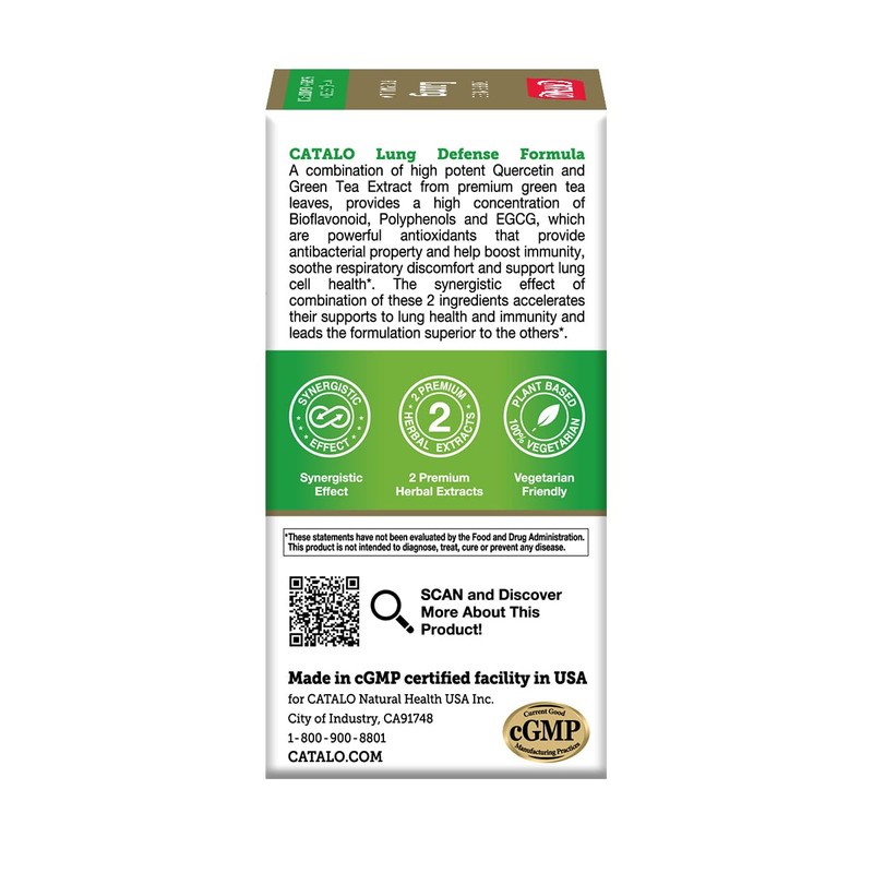 CATALO CATALO Lung Defense Formula - Quercetin & Green Tea