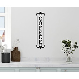 24"x5" Coffee Frame DIY Sign Kitchen Drink Food Java Embellishment Wall Decal Sticker Art Mural Home Decor