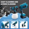 Greraes Cordless Paint Sprayer with 2 * 48v Batteries, Hvlp