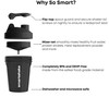 Smartshake Lite 4-Pack Protein Shaker Bottle 400 ml | 13.5