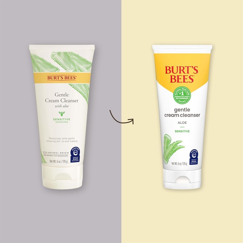 Burt's Bees Gentle Cream Cleanser with Aloe for Sensitive Skin