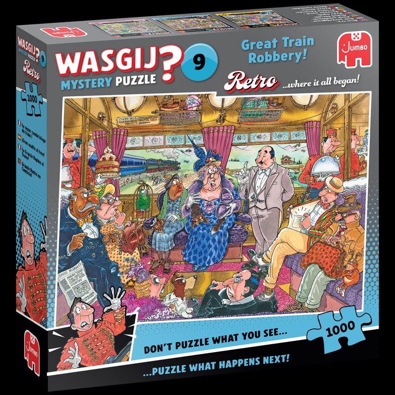 Wasgij Retro Mystery 9 Train Robbery Puzzle 1000 Pieces
