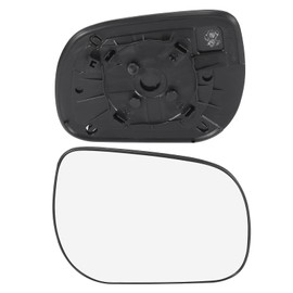 TOP-VIGOR 1-Pack Passenger Side Heated Mirror Glass Compatible with Toyota RAV4 2006 2007 2008 2009 2010 2011, Right Heated Mirror with Backing Plate, Replace 8793142890