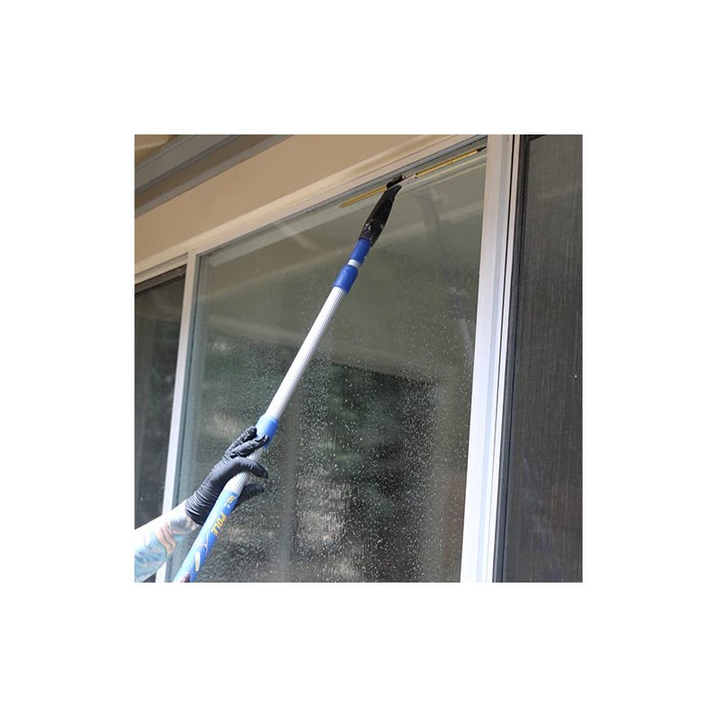 Ettore 43012 Extension Pole, 12', Silver, Blue