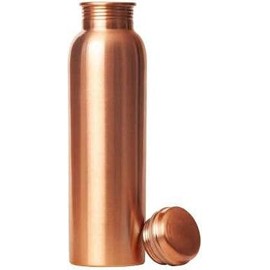 Copper Water Bottle 950 ml Bottle (Pack Of 1, Brown, Copper)