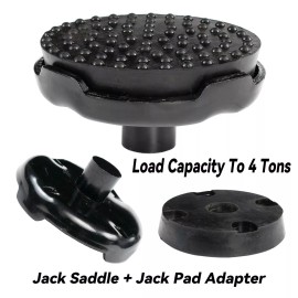 Unbranded Floor Jack Saddle Pad Point Fit 4 Ton Jacks Adapter Lifting Protector Rubber