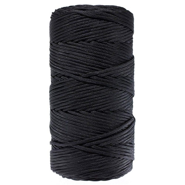 Golberg Tarred Twine Bank Line (#18 - #36) - 100% Nylon Fiber - Utility Twine for Gear Bundles, Home Improvement, Construction, Crafting, Landscaping, Survival, and More (100-500 Feet)