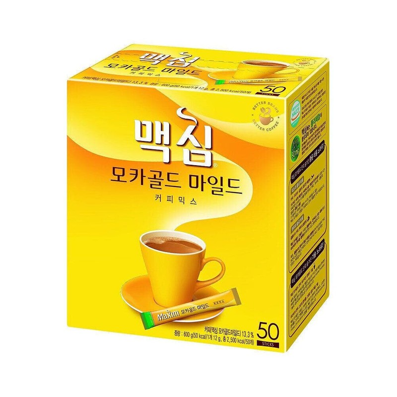 MAXIM Mocha Gold Mild Korean Instant Coffee Mix (12g x