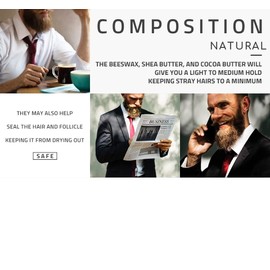 Natural Organic Beard Balm, The Best Beard Conditioner and Softer to Shape and Style of your Beard, For Dashing Gentlemen