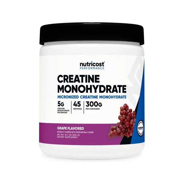 Nutricost Performance Monohidrato De Creatina 300g Sabor Uva