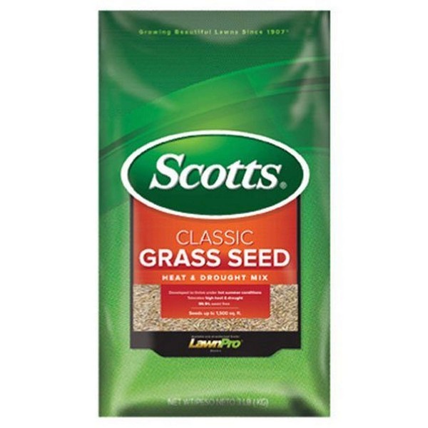 Scotts Company 17295 Classic Heat and Drought Mix Grass Seed, 7-Pound