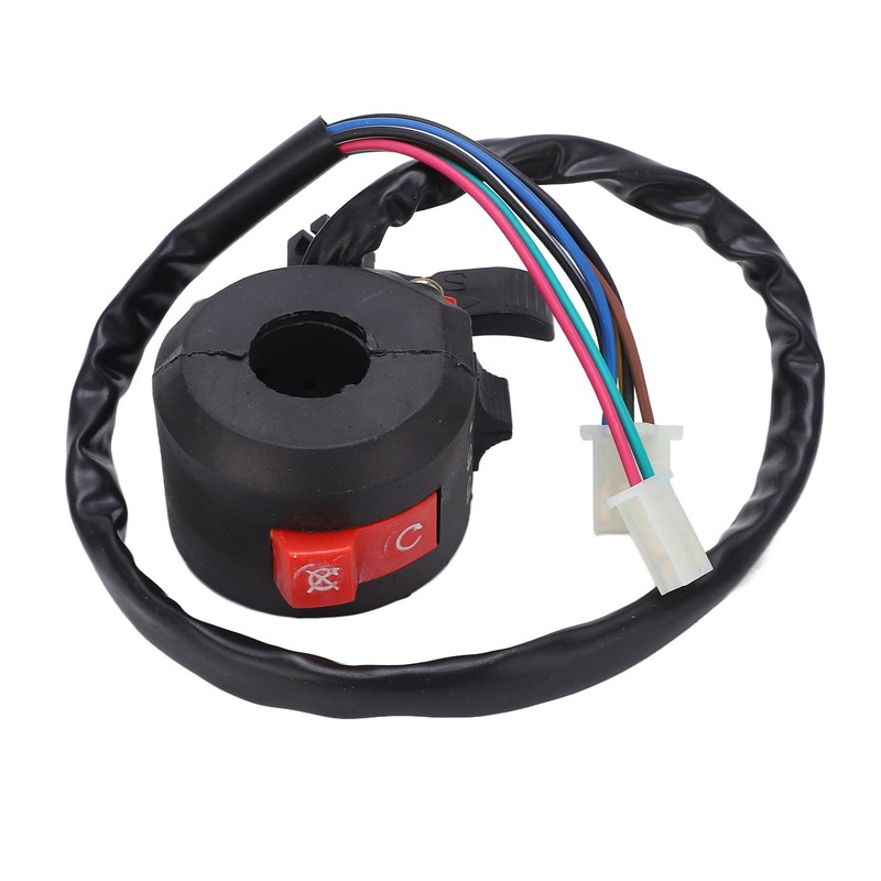 7wires 22mm Left Side Handlebar Kill Start Light Switch Choke