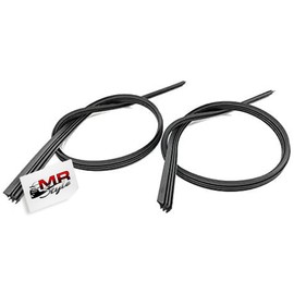 MR-Style Windscreen Wiper Replacement Rubbers (2 x 700 mm), Cut to Size Wiper Rubbers Universally Compatible with All Windscreen Wipers