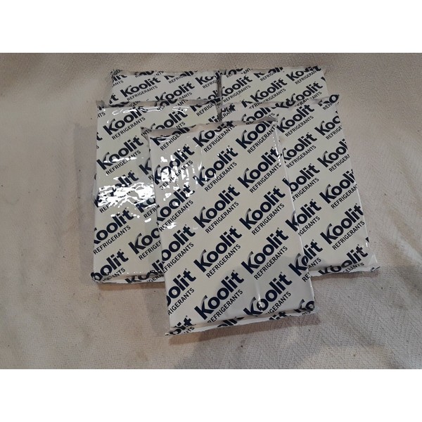 Koolit (5) Koolit 10x7x1" Refrigerant Brick Foam Ice Packs *Value